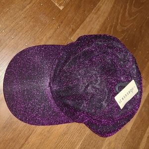 Purple sparkle hat